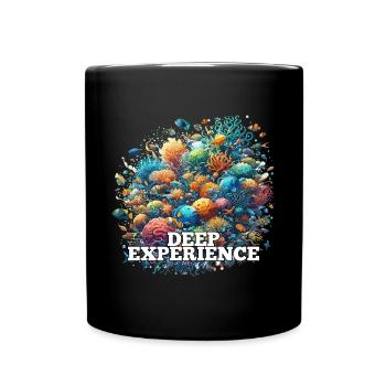 Deep Experience Coral Fish Gift - Full Colour Mug - black - Front