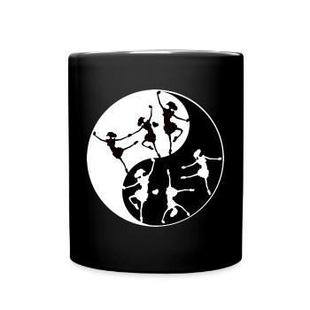 Danse Classique Yin Yang - Mug uni - noir - Devant