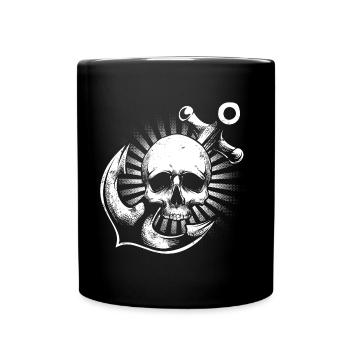 Pirate Anchor - Full Colour Mug - black - Front