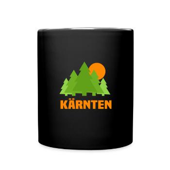 Carinthie - Mug uni - noir - Devant