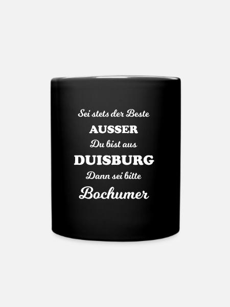 Les habitants de Bochum dans la région de la Ruhr - Mug uni - noir
