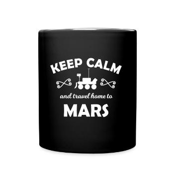 Foyer de la planète Mars - Mug uni - noir - Devant