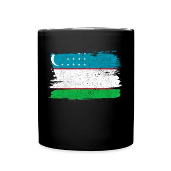 Western Sahara Bandiera Flag Peace Vintage - Full Colour Mug - black - Front
