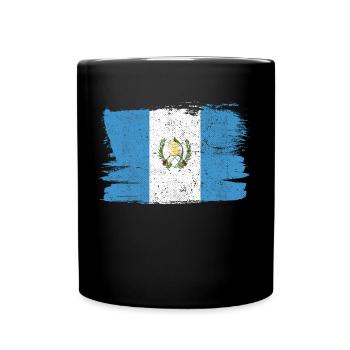 Guatemala Flag Flag Peace Vintage - Full Colour Mug - black - Front
