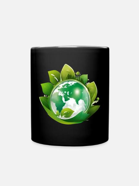 planète terre, mère nature - Mug uni - noir