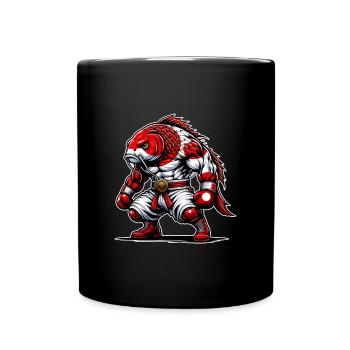Koi fish national flag of Japan - Full Colour Mug - black - Front