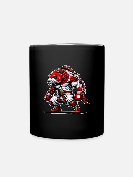 Drapeau national du Japon pour les poissons koï - Mug uni - noir