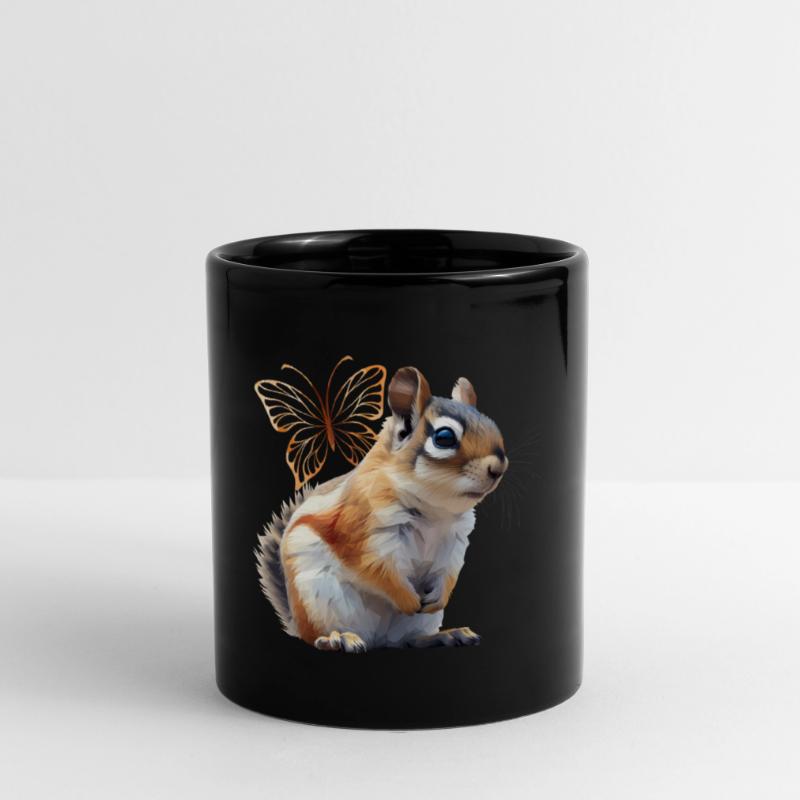 Fliegendes Eichhörnchen Tasse einfarbig