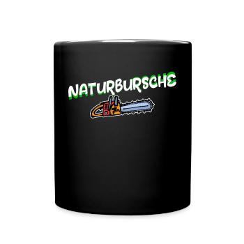 Tronçonneuse Lumberjack Statement Lumberjack Wood - Mug uni - noir - Devant