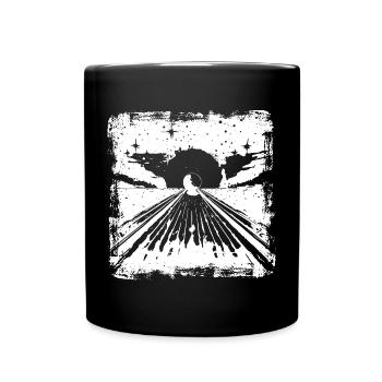 Dessin de bowling - Mug uni - noir - Devant