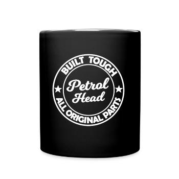 Petrol and Displacement Fans - Full Colour Mug - black - Front