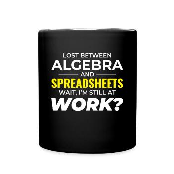 Work Memes Office-Humor Workplace Funny - Full Colour Mug - black - Front