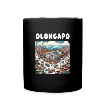 Olongapo City Philippinen Urlaub Reisen - Tasse einfarbig - Schwarz - Vorne