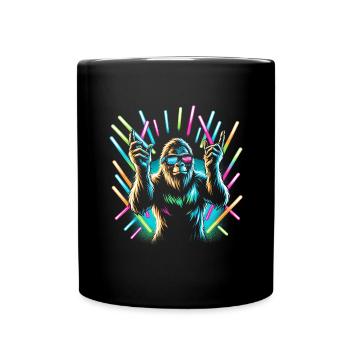 Raver Bigfoot - Full Colour Mug - black - Front