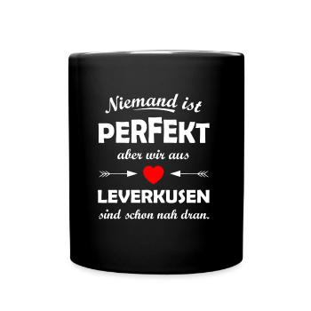 Ville de Leverkusen en Rhénanie - Mug uni - noir - Devant