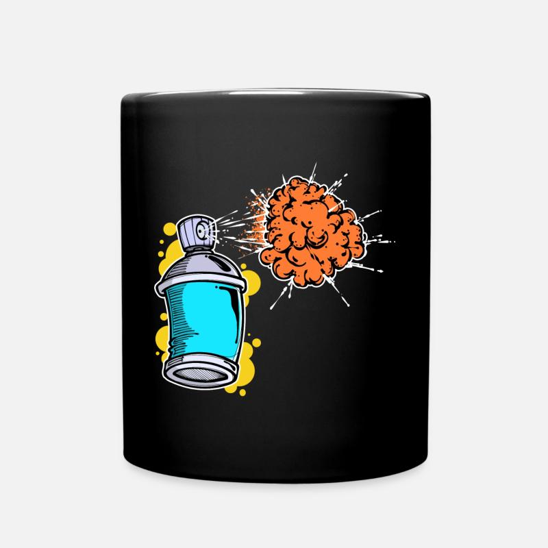 Sprayer Kunst Strassenkunst Wildstyle Graffiti - Tasse einfarbig - Schwarz