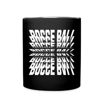 Bocce Spruch Bocce Ball mit Jack Bocci Game Bocce - Tasse einfarbig - Schwarz - Vorne