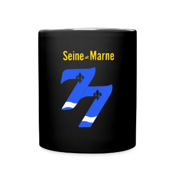 Seine-et-Marne - Full Colour Mug - black - Front