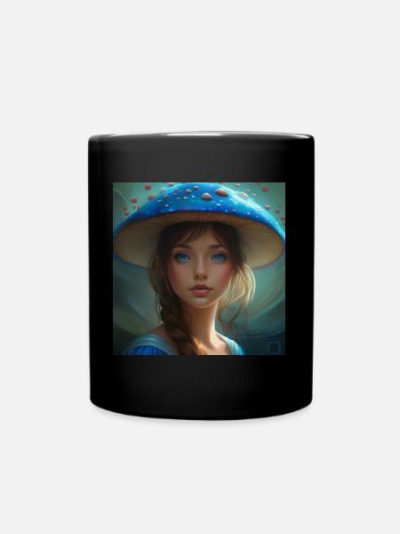Girl - Full Colour Mug - black