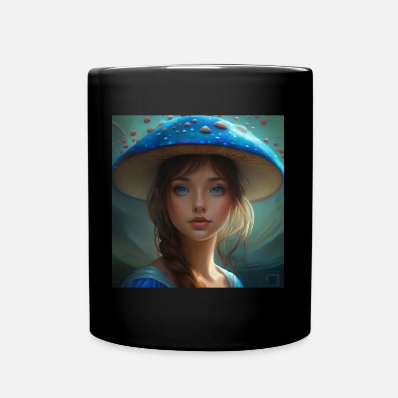 Girl - Full Colour Mug - black