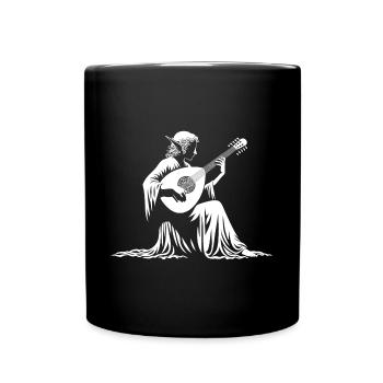 Elfenlied on the lute - Full Colour Mug - black - Front