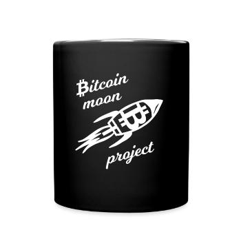 Das Mond Projekt - Tasse einfarbig - Schwarz - Vorne