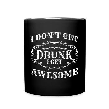 Tournée des bars Alcool Boire du sport - Mug uni - noir - Devant