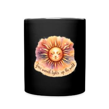 Illumine le monde - Mug uni - noir - Devant