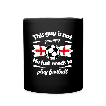 The England fans - Full Colour Mug - black - Front