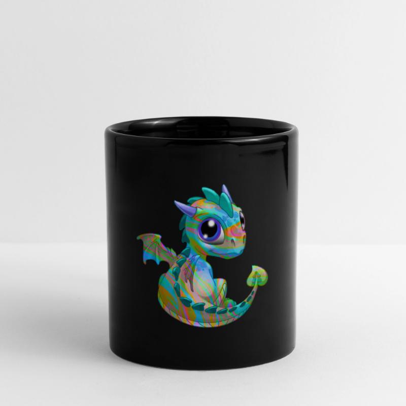 Bébé dragon psy| Mignon Psy bébé dragon Mug uni