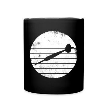 Dart Sketch - Full Colour Mug - black - Front