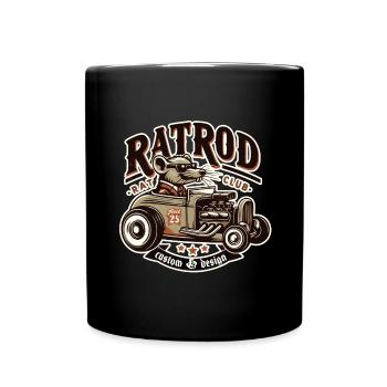 Ratsking Ratlook Shirt – Rustic Custom Style - Full Colour Mug - black - Front