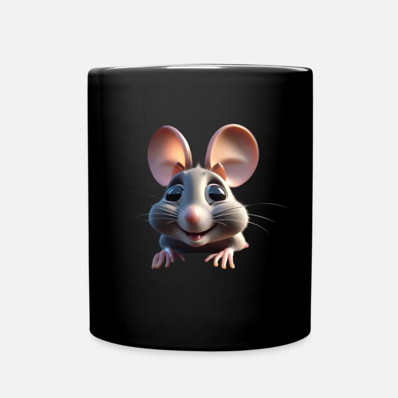 Souris Fantaisistes - Mug uni - noir
