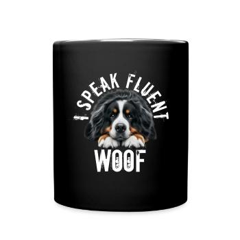 Bouvier bernois - Mug uni - noir - Devant