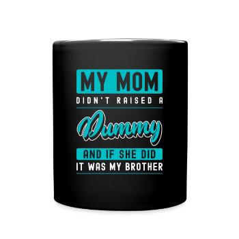 Frères et sœurs, enfants, amour, coeur - Mug uni - noir - Devant