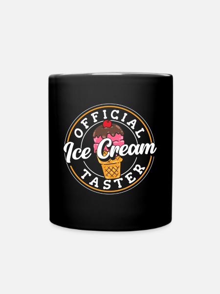 Eis Süßigkeiten Geschmack - Tasse einfarbig - Schwarz