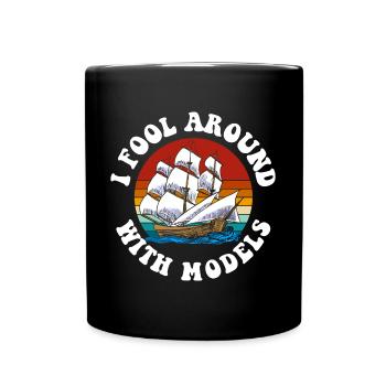 Maquette De Bateau Eau Rc Bateau - Mug uni - noir - Devant