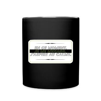 I take it easy - Full Colour Mug - black - Front