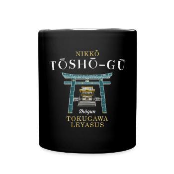Nikko, Tosho-gu Shrine, 1st Shogun Honor, Japan - Full Colour Mug - black - Front