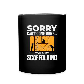 Plate-forme d’échafaudage d’échafaudage de constructeur d’échafaudages - Mug uni - noir - Devant