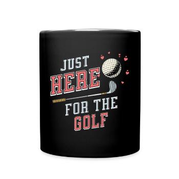 Conception de motivation pour le golf pour les amateurs de golf - Mug uni - noir - Devant