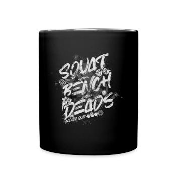 Squat Bench Deads - Full Colour Mug - black - Front