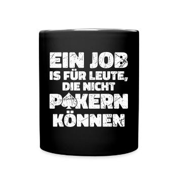 Joueurs professionnels Poker Gamblers Casino Déclaration - Mug uni - noir - Devant
