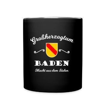 Funny Baden sayings Badnerland - Full Colour Mug - black - Front