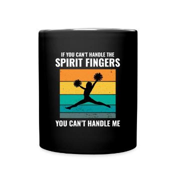 Pom-pom girl Cheerleading Girl Cheering Cheer Squad - Mug uni - noir - Devant