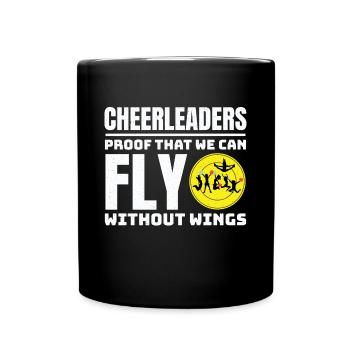 Pom-pom girl Cheerleading Girl Cheering Cheer Squad - Mug uni - noir - Devant