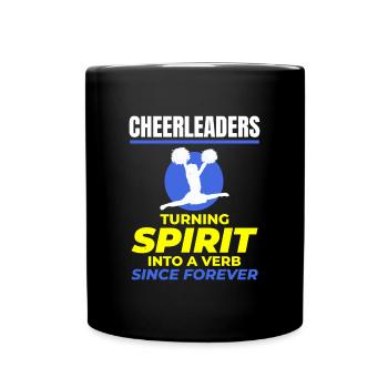 Pom-pom girl Cheerleading Girl Cheering Cheer Squad - Mug uni - noir - Devant