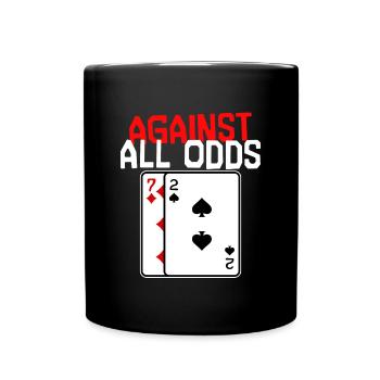 Poker Gambling Statement Casino Card Game Poker - Mug uni - noir - Devant