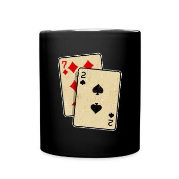 Jeux de cartes Jeux de hasard Casino Poker Jeux de hasard Poker - Mug uni - noir - Devant