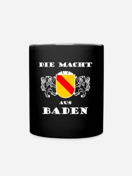 Die Macht aus Süddeutschland - Tasse einfarbig - Schwarz